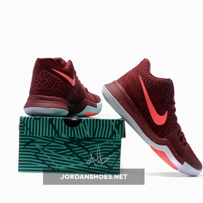 Nike Kyrie 3 "Warning" Team Red/Hot Punch-White Nike Kyrie 3 "Warning" Team Red/Hot Punch-White