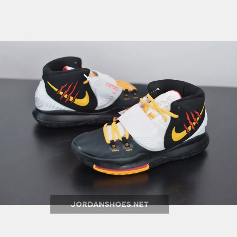 Nike Kyrie 6 "Bruce Lee" Black/White-Del Sol-Gym Red Nike Kyrie 6 "Bruce Lee" Black/White-Del Sol-Gym Red