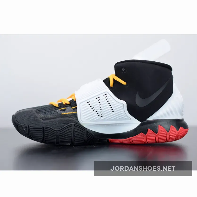 Nike Kyrie 6 "Bruce Lee" Black/White-Del Sol-Gym Red Nike Kyrie 6 "Bruce Lee" Black/White-Del Sol-Gym Red