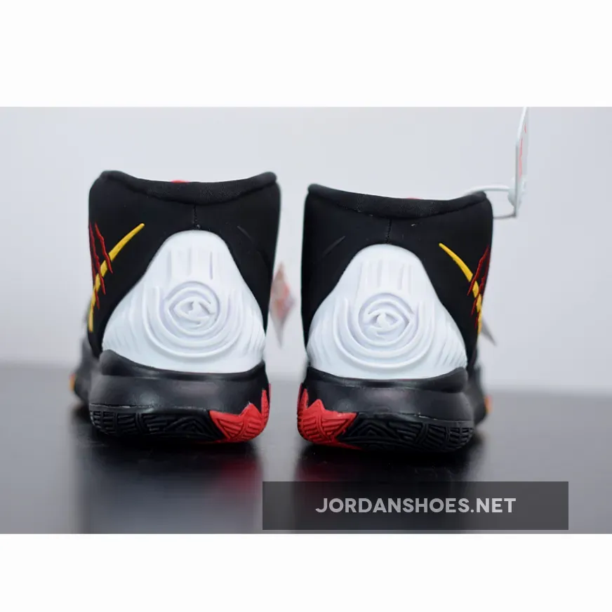 Nike Kyrie 6 "Bruce Lee" Black/White-Del Sol-Gym Red Nike Kyrie 6 "Bruce Lee" Black/White-Del Sol-Gym Red