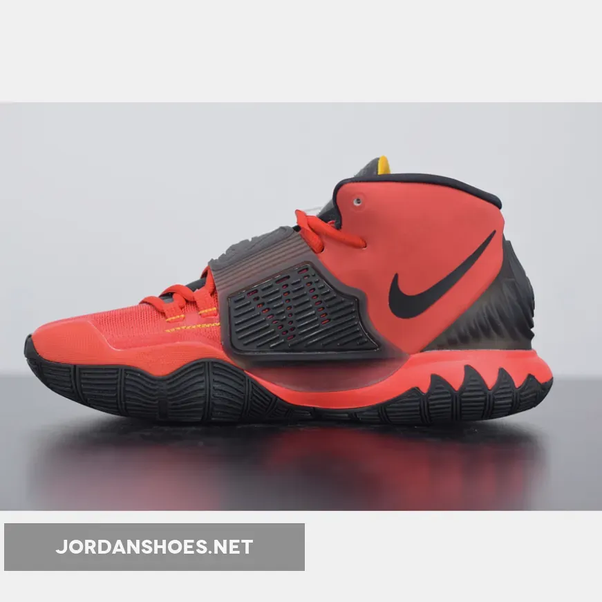 Nike Kyrie 6 "Bruce Lee" Comet Red/Black-Metallic Silver-Del Sol Nike Kyrie 6 "Bruce Lee" Comet Red/Black-Metallic Silver-Del Sol