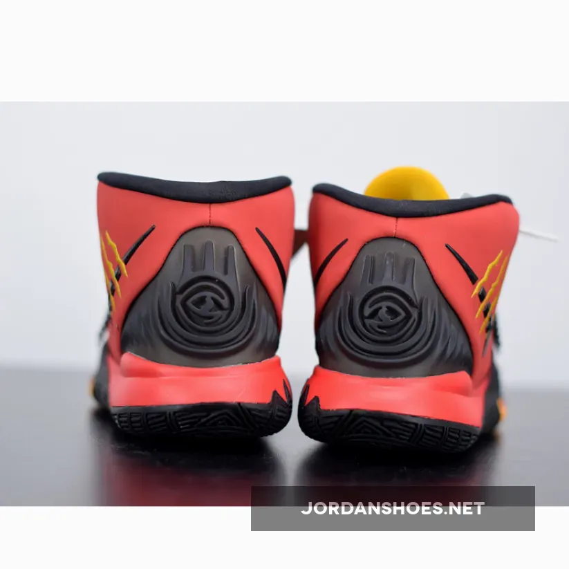 Nike Kyrie 6 "Bruce Lee" Comet Red/Black-Metallic Silver-Del Sol Nike Kyrie 6 "Bruce Lee" Comet Red/Black-Metallic Silver-Del Sol