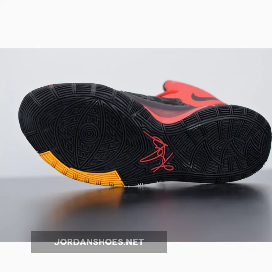 Nike Kyrie 6 "Bruce Lee" Comet Red/Black-Metallic Silver-Del Sol Nike Kyrie 6 "Bruce Lee" Comet Red/Black-Metallic Silver-Del Sol
