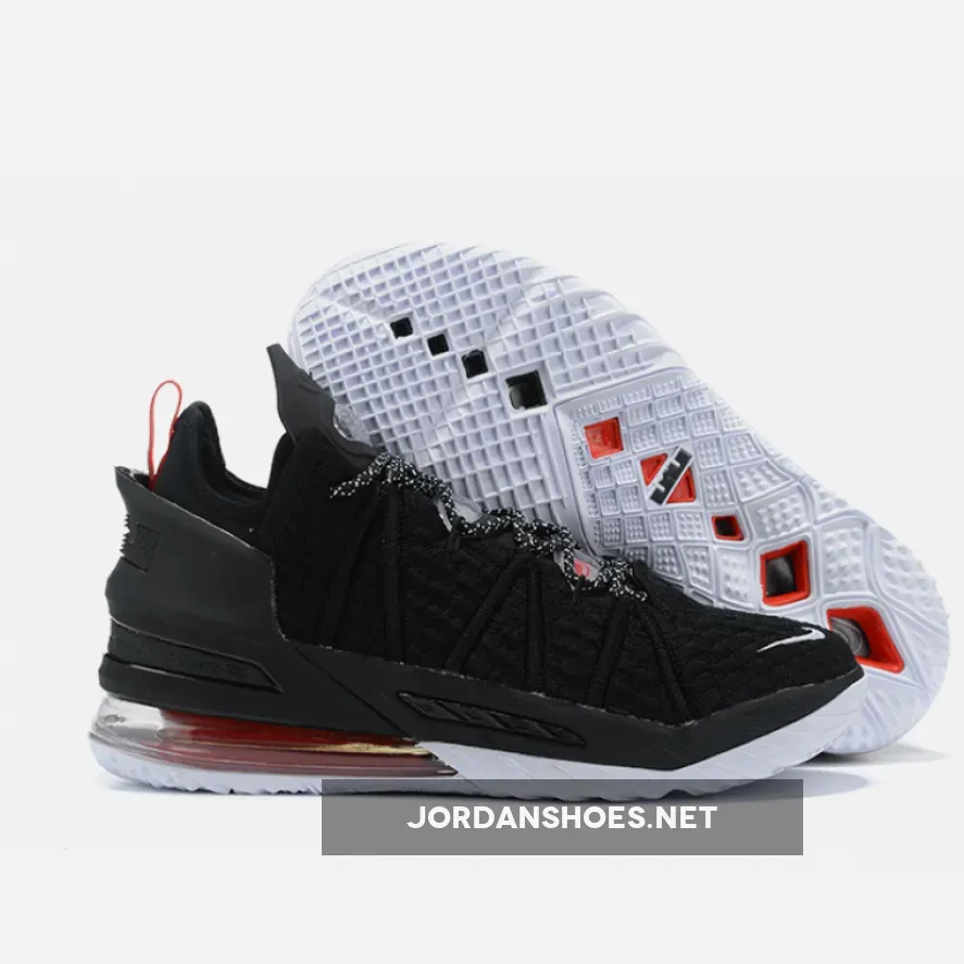 Nike LeBron 18 ‘Bred’ Black University Red White