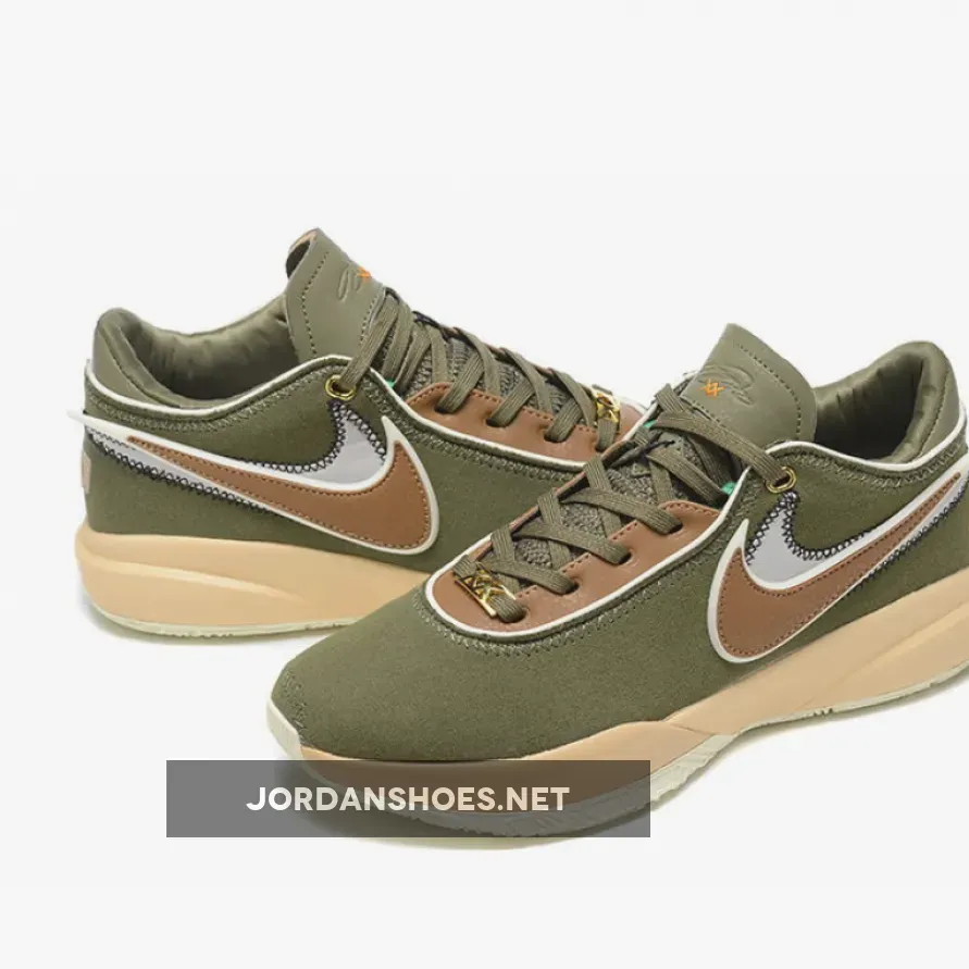 Nike LeBron 20 Olive Suede Nike LeBron 20 Olive Suede