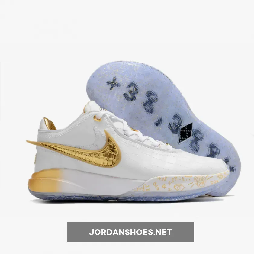 Nike LeBron 20 "The Moment" White Gold