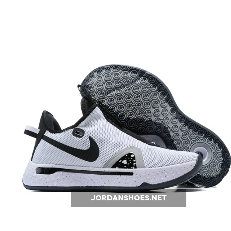 Nike PG 4 "Oreo" White/Black-Pure Platinum