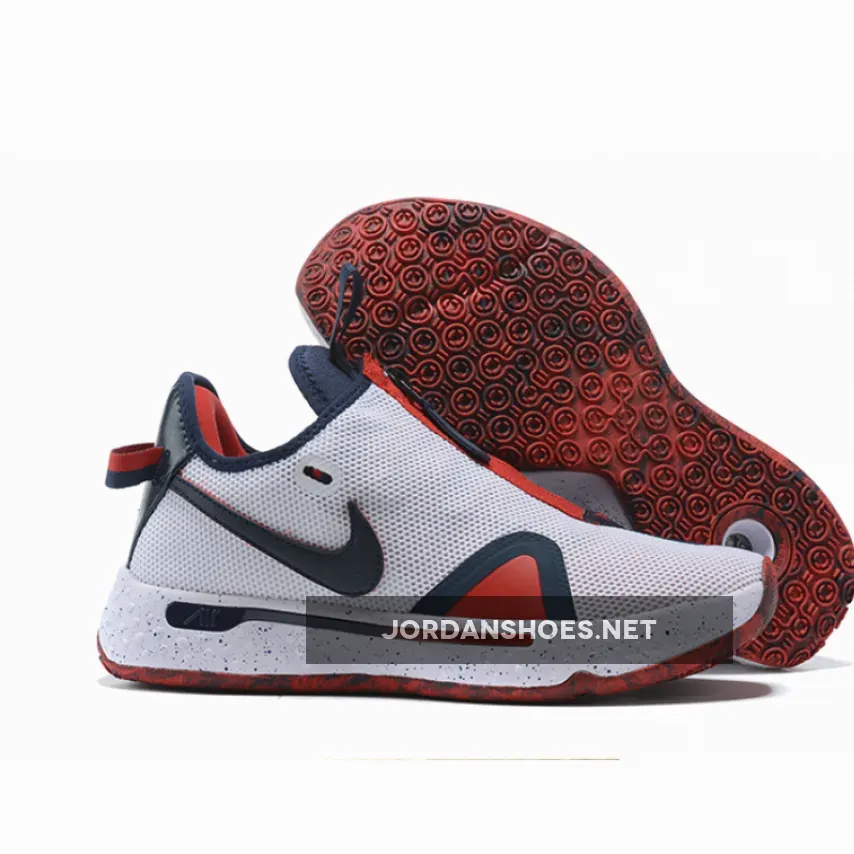 Nike PG 4 "USA" White Navy Red