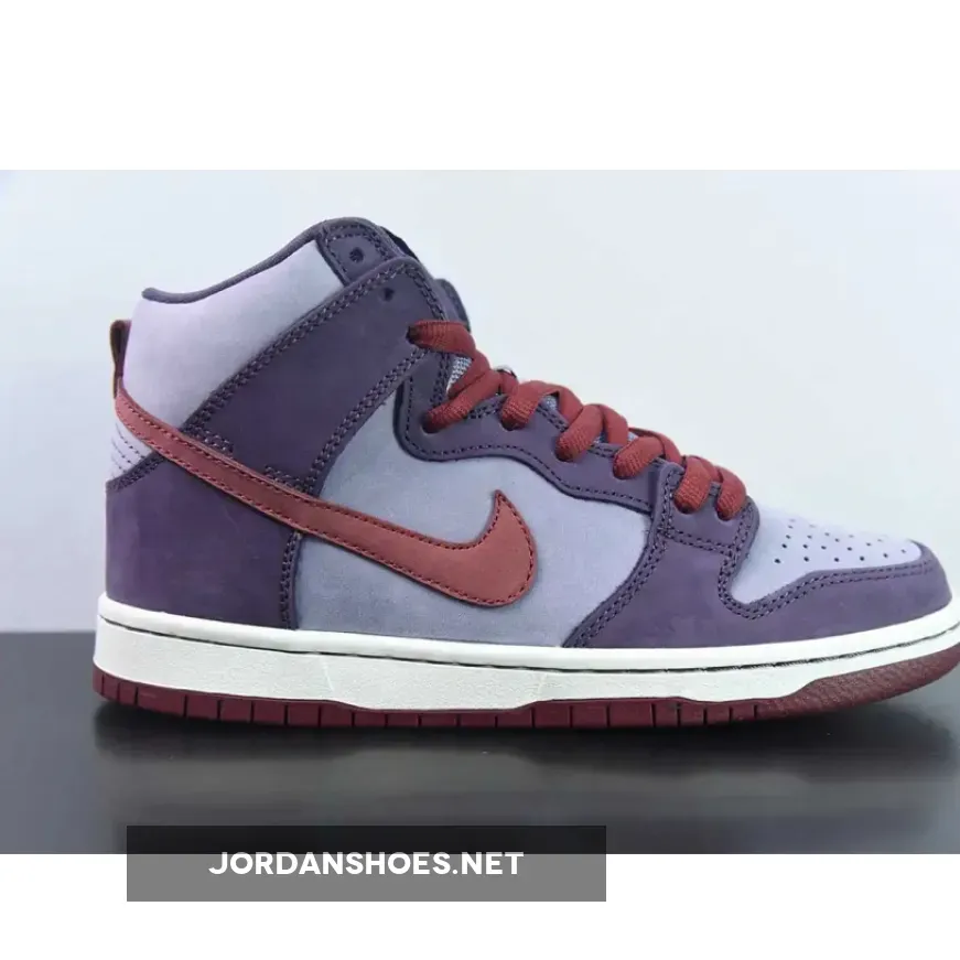 Nike SB Dunk High Daybreak/Barn-Plum Nike SB Dunk High Daybreak/Barn-Plum