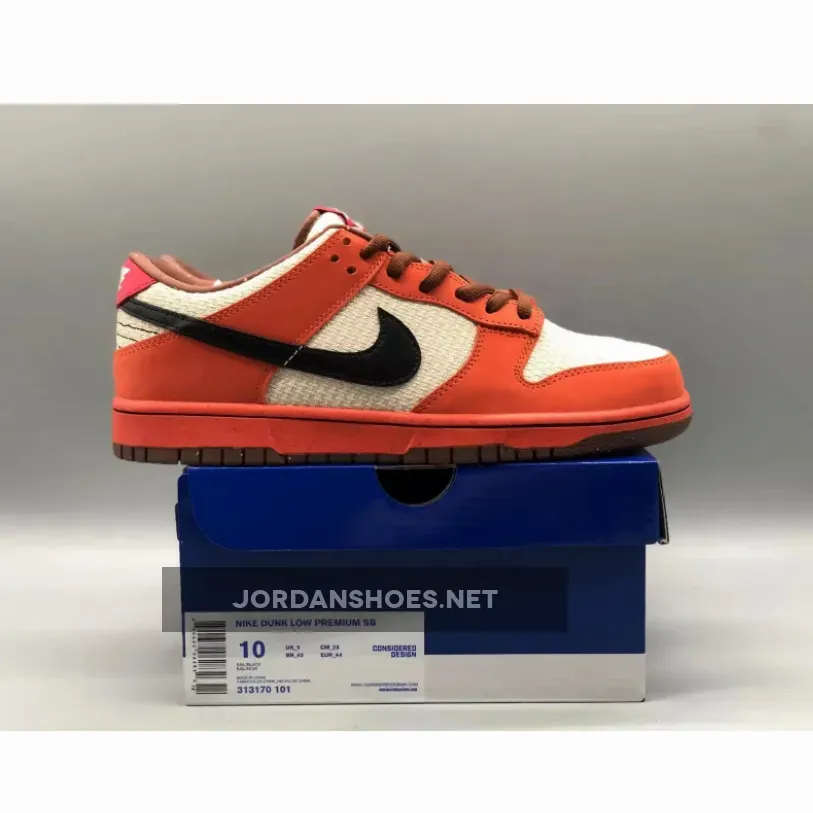 Nike SB Dunk Low Orange Hemp/Black-Sail Nike SB Dunk Low Orange Hemp/Black-Sail