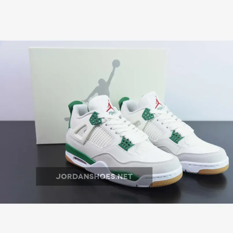 Nike SB x Air Jordan 4 Sail Pine Green