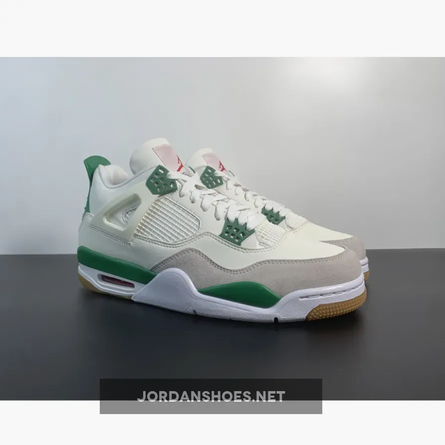 Nike SB x Air Jordan 4 Sail Pine Green Nike SB x Air Jordan 4 Sail Pine Green