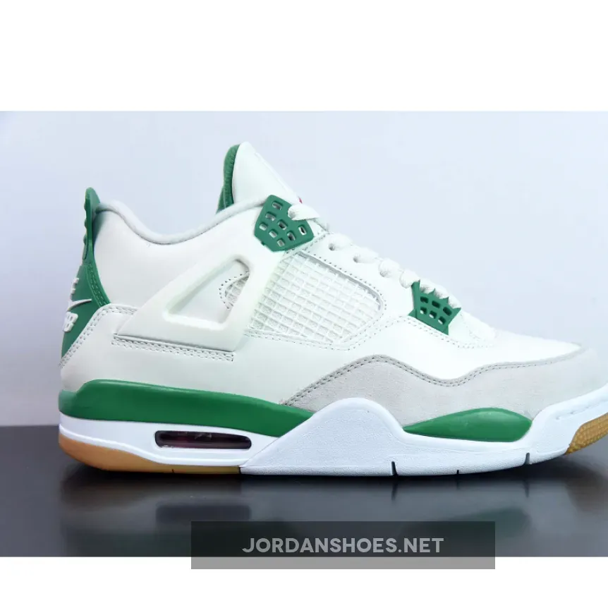 Nike SB x Air Jordan 4 Sail Pine Green Nike SB x Air Jordan 4 Sail Pine Green