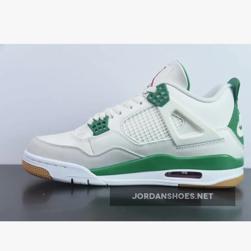 Nike SB x Air Jordan 4 Sail Pine Green Nike SB x Air Jordan 4 Sail Pine Green