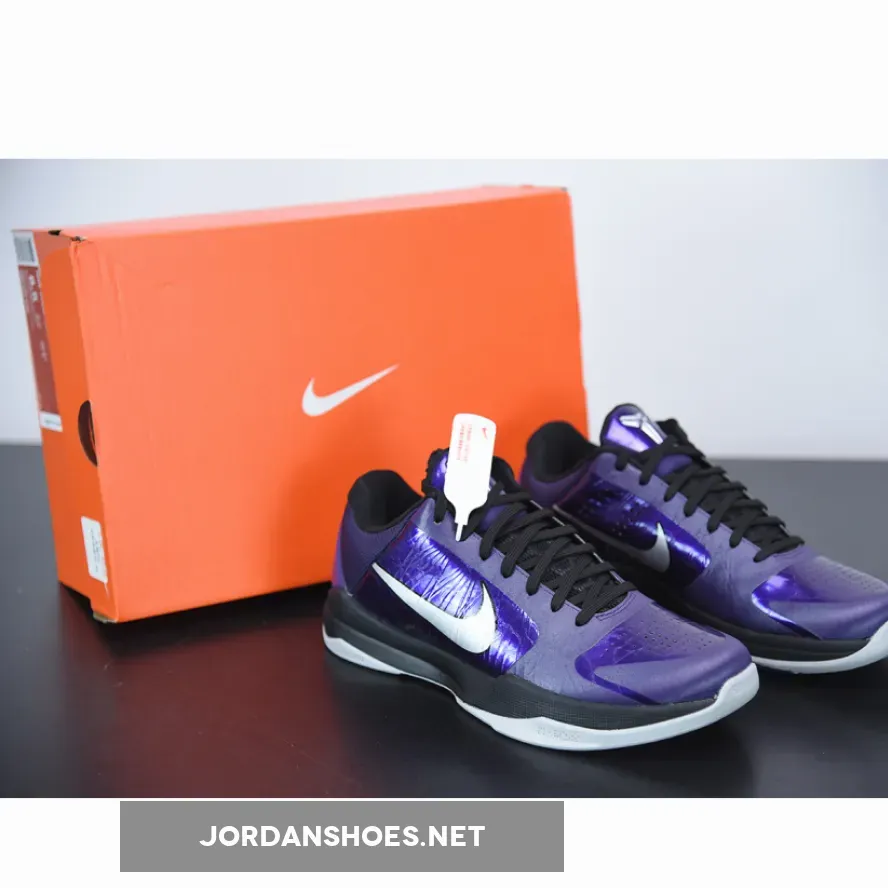 Nike Zoom Kobe 5 Ink/Metallic Silver-Black