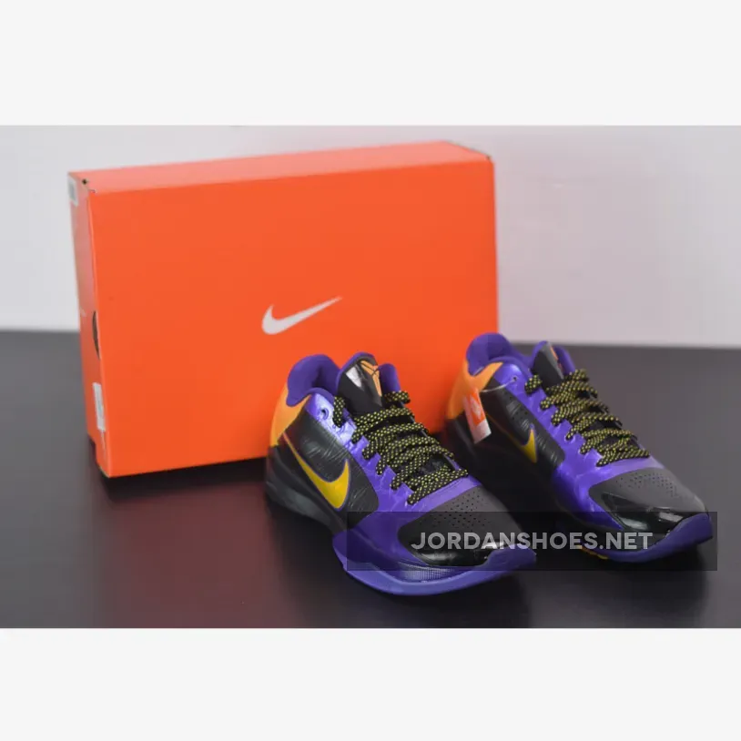 Nike Zoom Kobe 5 X ‘Lakers’ Black/De Sol-Varsity Purple
