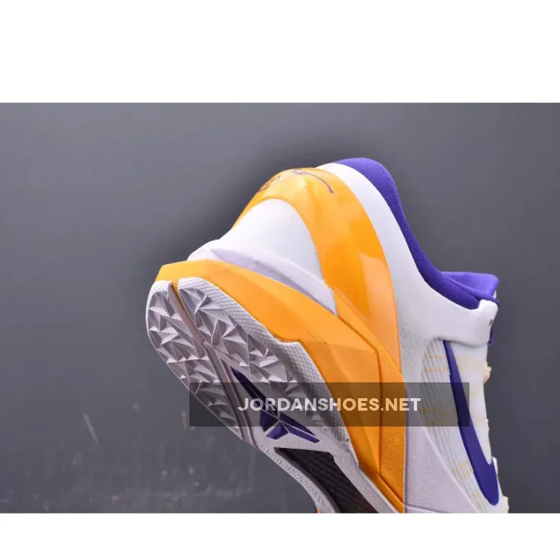 Nike Zoom Kobe 7 System ‘Lakers’ White/Concord-Del Sol Nike Zoom Kobe 7 System ‘Lakers’ White/Concord-Del Sol