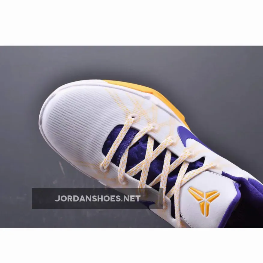 Nike Zoom Kobe 7 System ‘Lakers’ White/Concord-Del Sol Nike Zoom Kobe 7 System ‘Lakers’ White/Concord-Del Sol