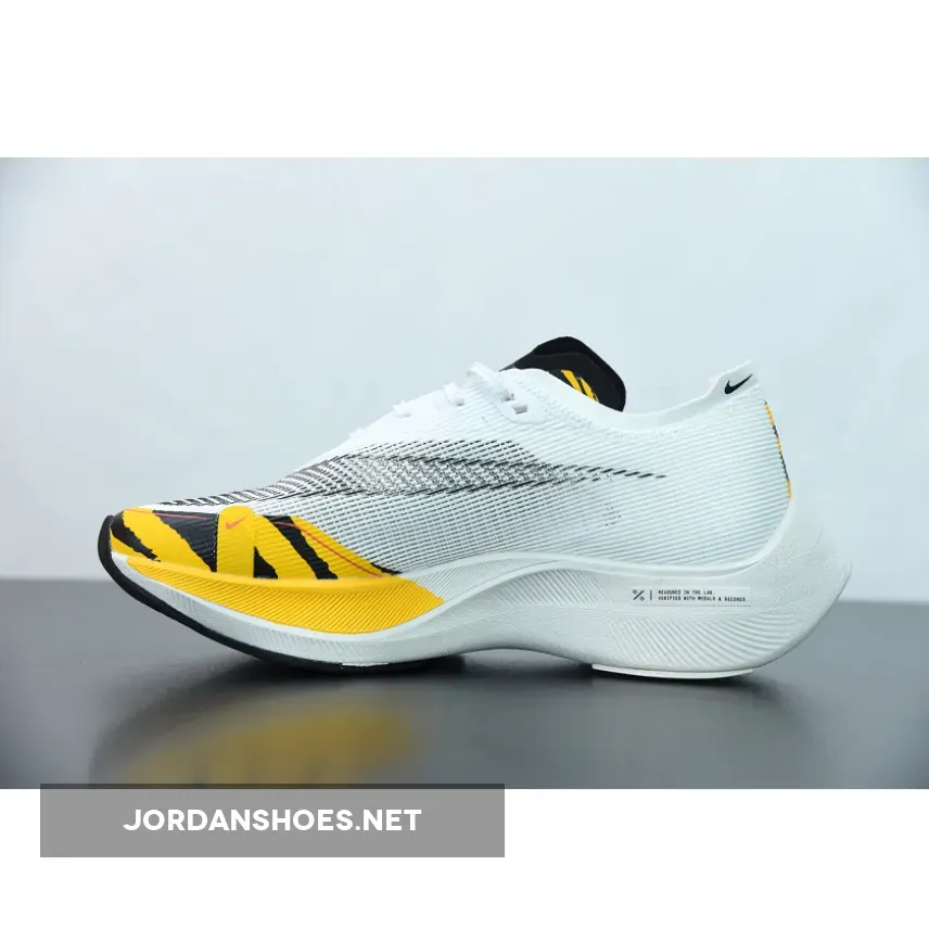 Nike ZoomX Vaporfly Next% 2 "BRS" White/Black/University Gold/Orange Nike ZoomX Vaporfly Next% 2 "BRS" White/Black/University Gold/Orange
