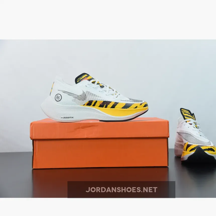 Nike ZoomX Vaporfly Next% 2 "BRS" White/Black/University Gold/Orange Nike ZoomX Vaporfly Next% 2 "BRS" White/Black/University Gold/Orange