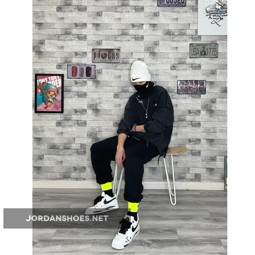 PEACEMINUSONE x Nike Air Force 1 "Para-Noise 2.0" White/Black