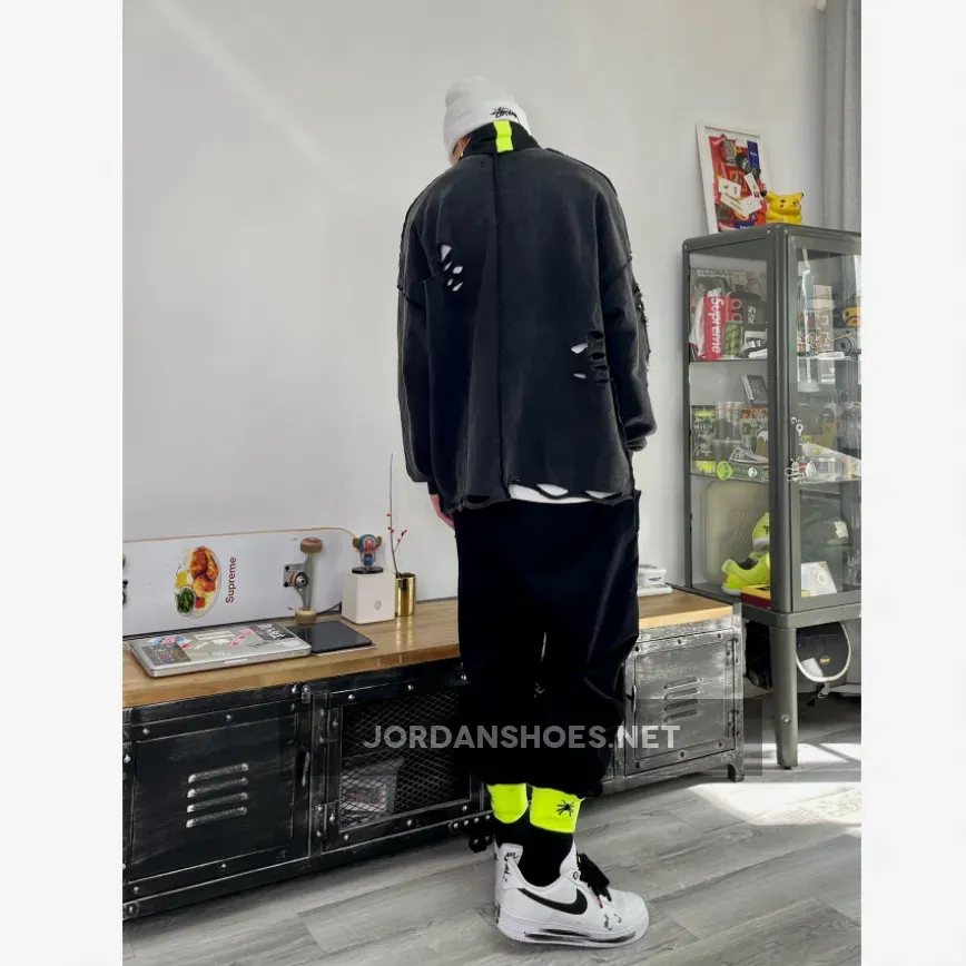 PEACEMINUSONE x Nike Air Force 1 "Para-Noise 2.0" White/Black PEACEMINUSONE x Nike Air Force 1 "Para-Noise 2.0" White/Black