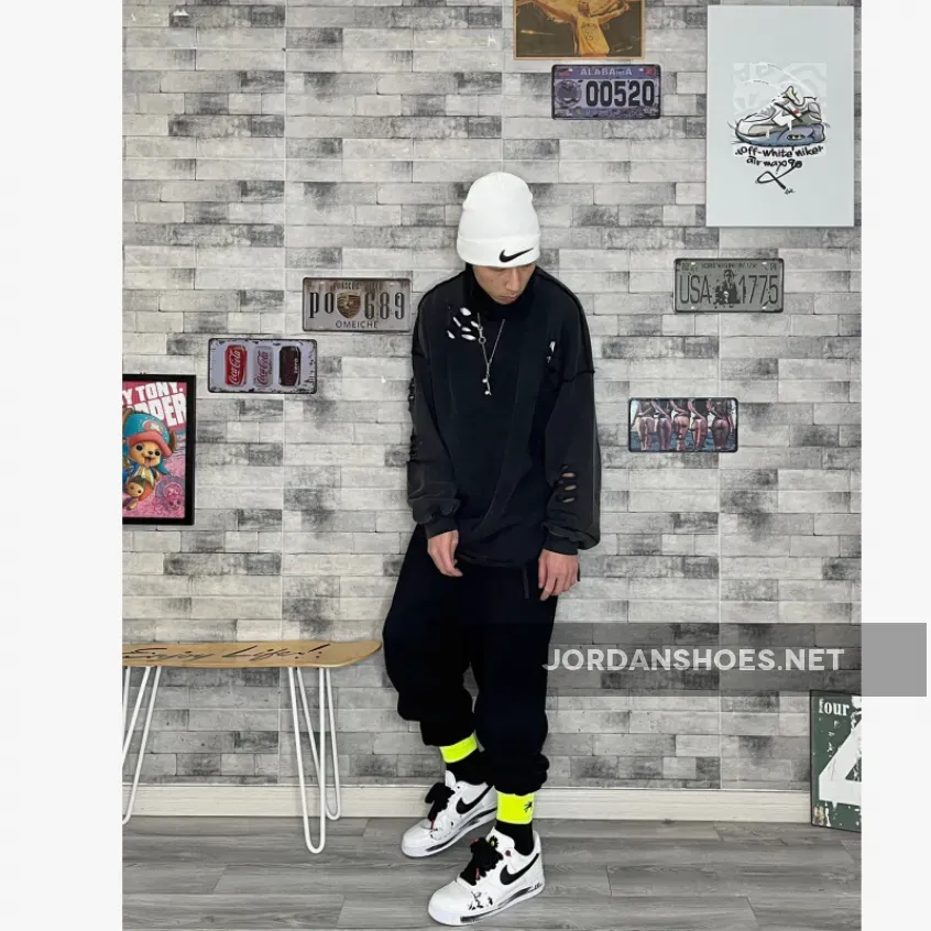 PEACEMINUSONE x Nike Air Force 1 "Para-Noise 2.0" White/Black PEACEMINUSONE x Nike Air Force 1 "Para-Noise 2.0" White/Black