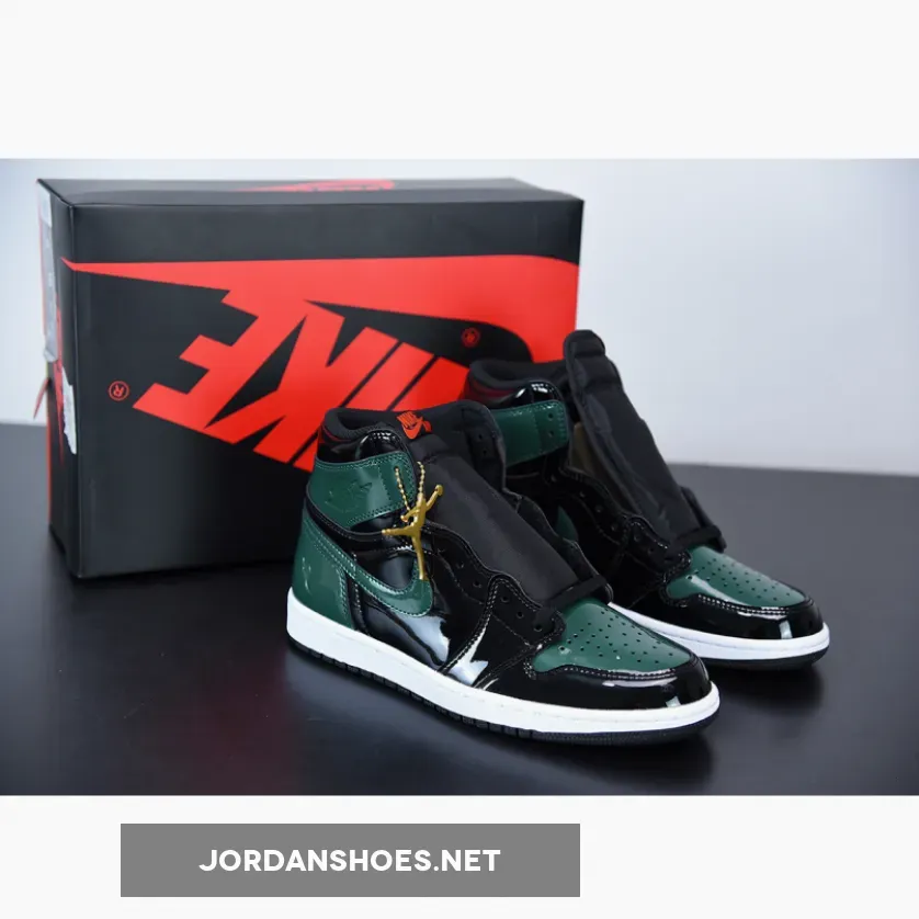 SoleFly x Air Jordan 1 Patent Leather "Miami Art Basel" Black Orange