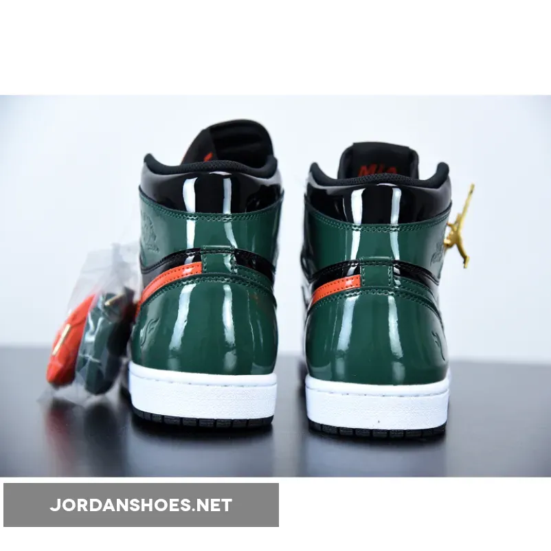 SoleFly x Air Jordan 1 Patent Leather "Miami Art Basel" Black Orange SoleFly x Air Jordan 1 Patent Leather "Miami Art Basel" Black Orange