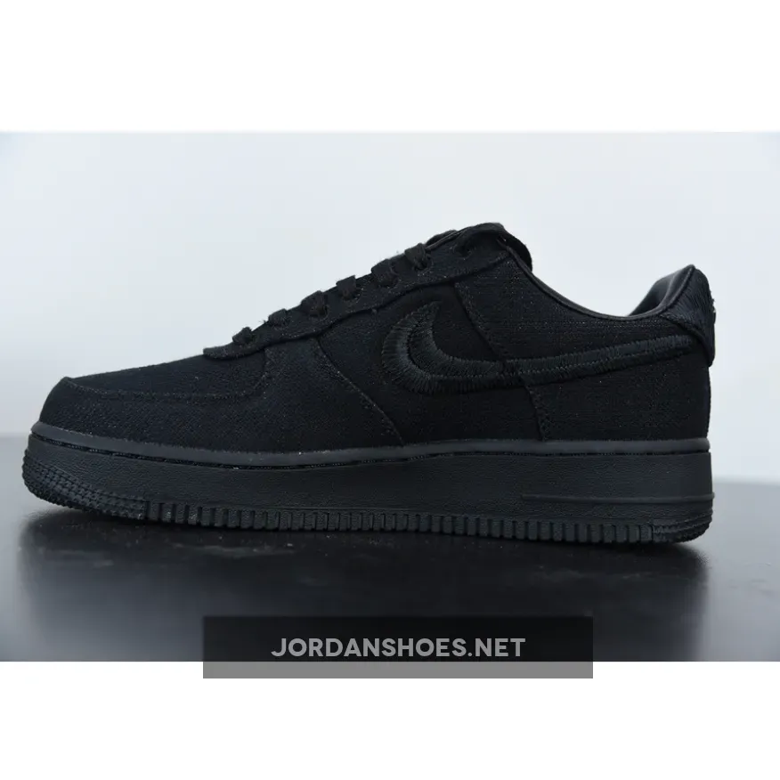 Stussy x Nike Air Force 1 Low Triple Black Stussy x Nike Air Force 1 Low Triple Black