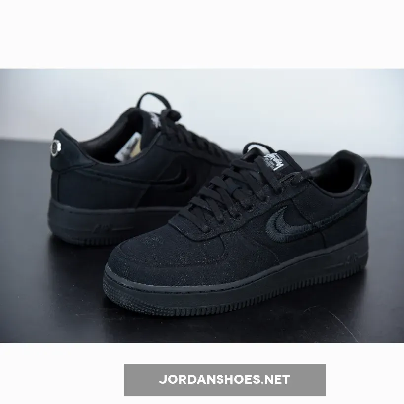 Stussy x Nike Air Force 1 Low Triple Black Stussy x Nike Air Force 1 Low Triple Black