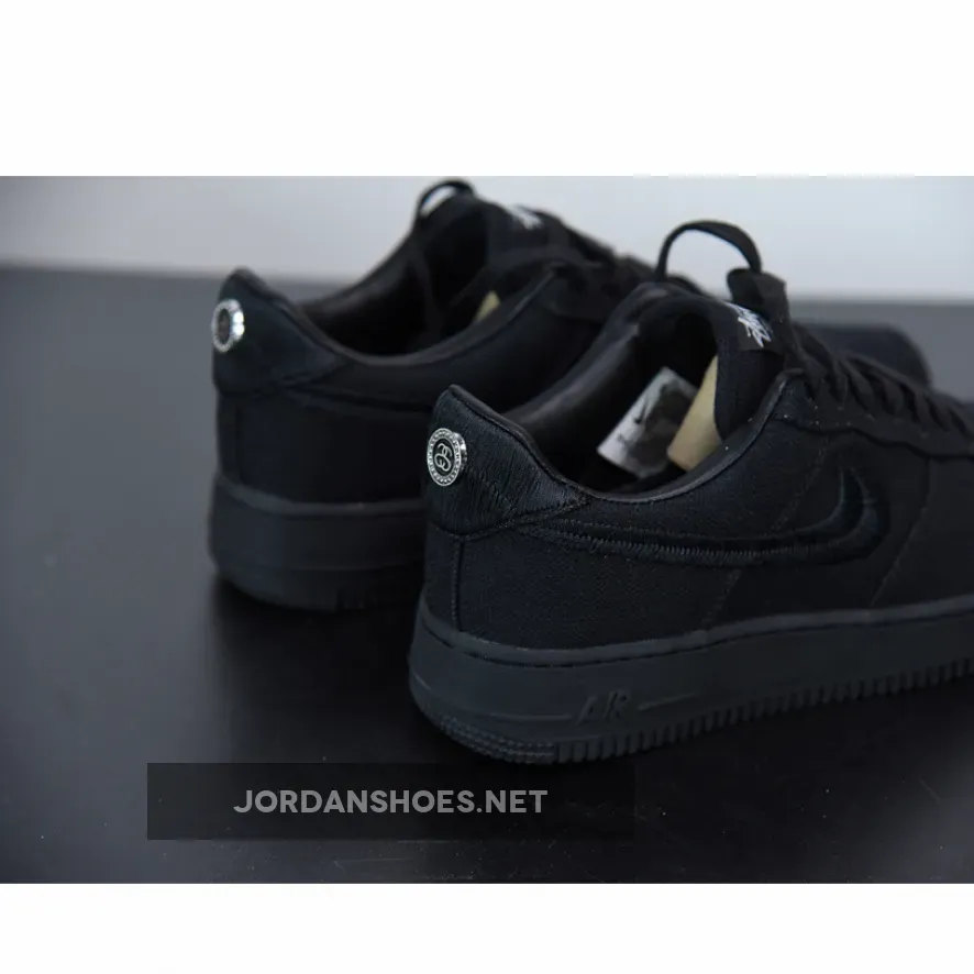 Stussy x Nike Air Force 1 Low Triple Black Stussy x Nike Air Force 1 Low Triple Black