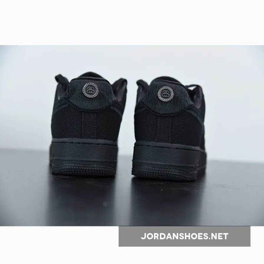 Stussy x Nike Air Force 1 Low Triple Black Stussy x Nike Air Force 1 Low Triple Black