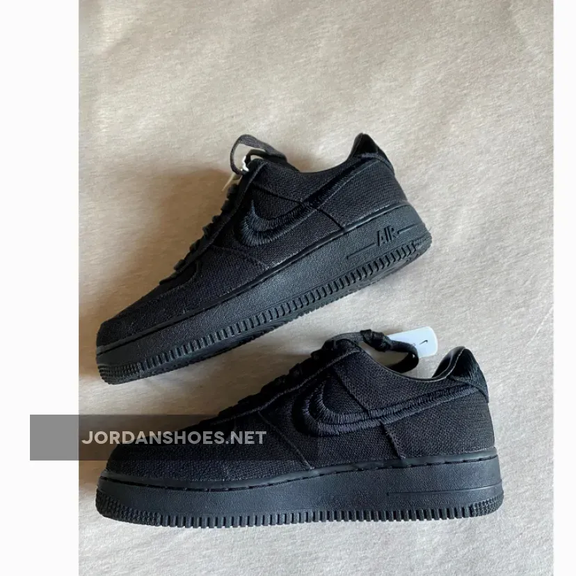 Stussy x Nike Air Force 1 Low Triple Black Stussy x Nike Air Force 1 Low Triple Black