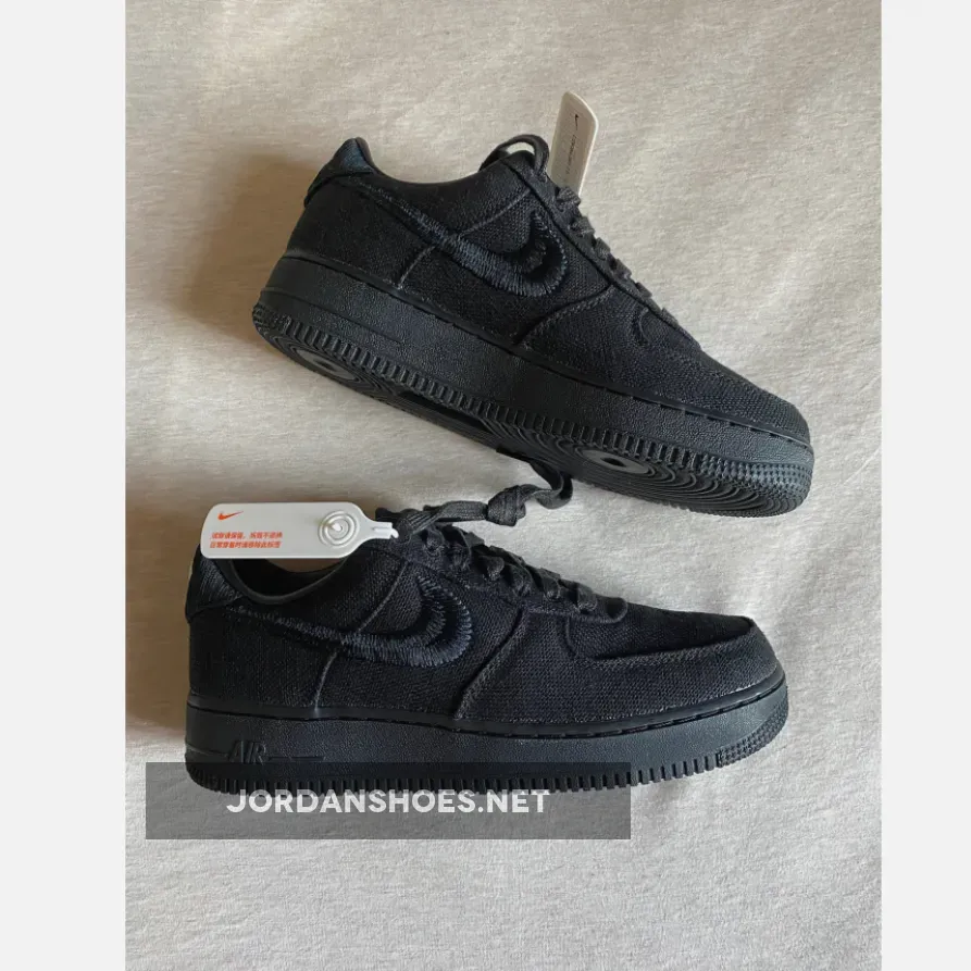 Stussy x Nike Air Force 1 Low Triple Black Stussy x Nike Air Force 1 Low Triple Black
