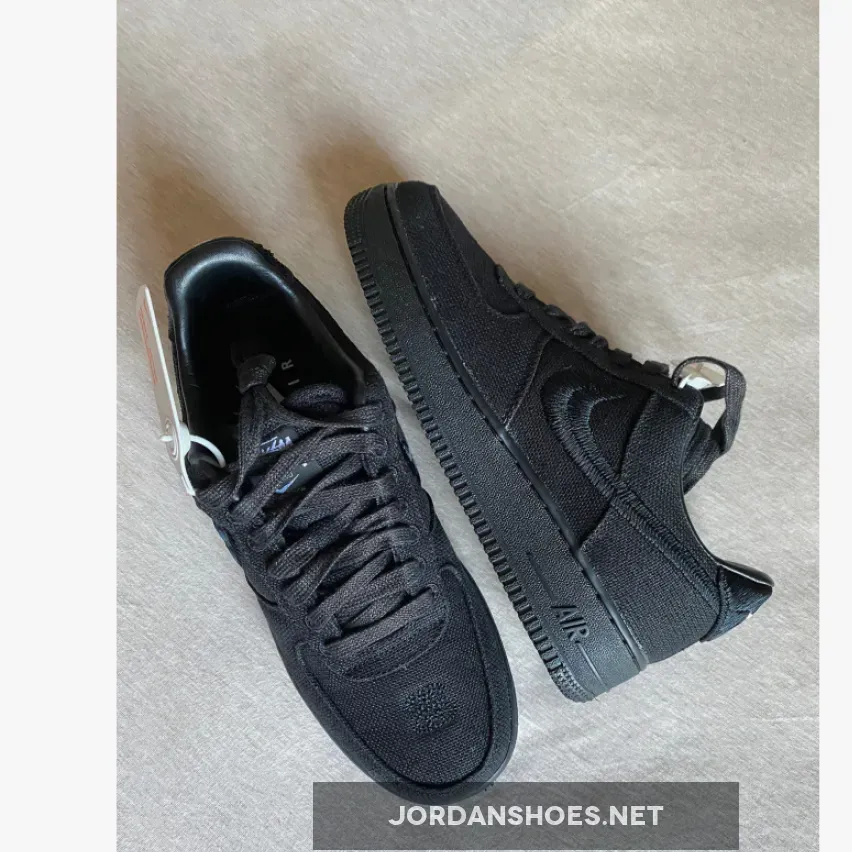Stussy x Nike Air Force 1 Low Triple Black Stussy x Nike Air Force 1 Low Triple Black