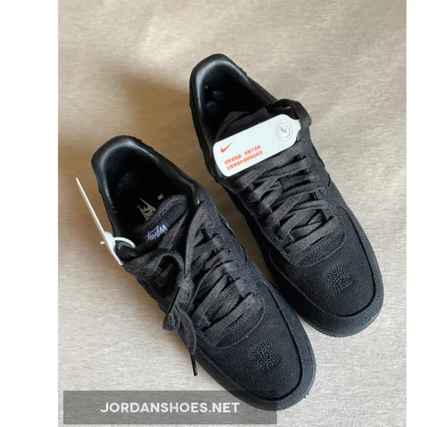 Stussy x Nike Air Force 1 Low Triple Black Stussy x Nike Air Force 1 Low Triple Black
