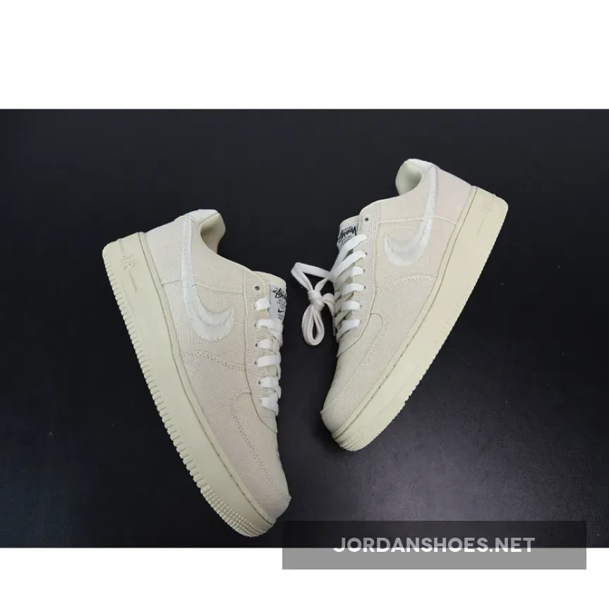Stussy x Nike Air Force 1 Low Fossil Stone Stussy x Nike Air Force 1 Low Fossil Stone