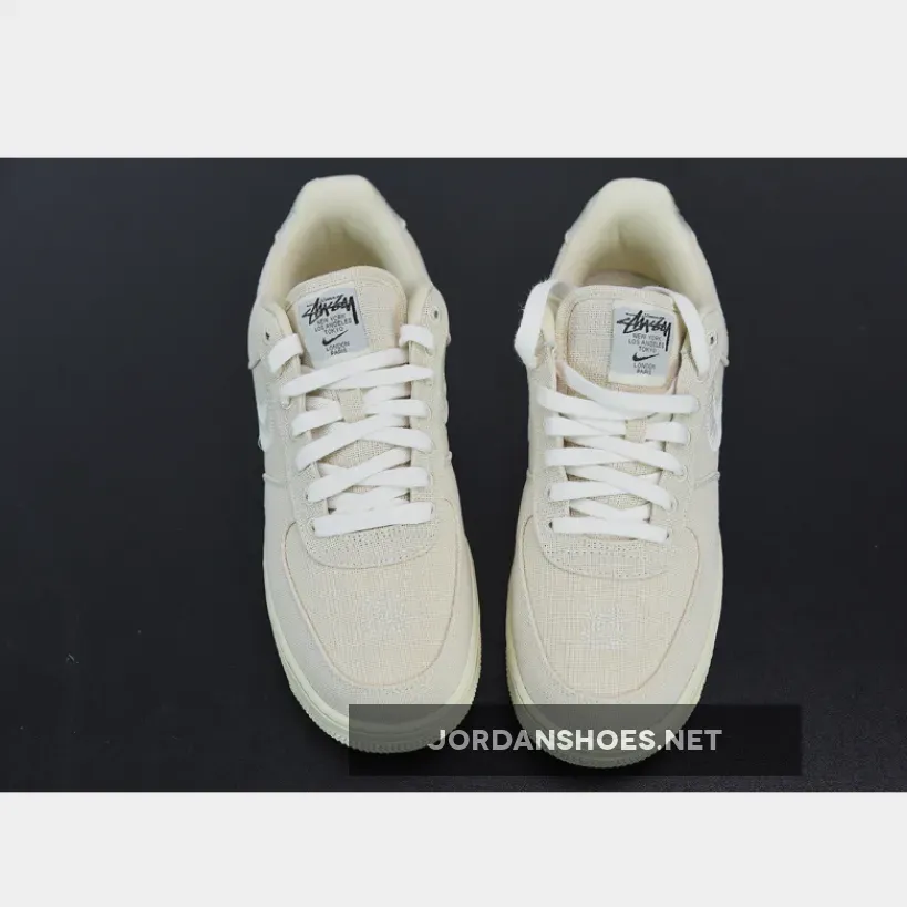 Stussy x Nike Air Force 1 Low Fossil Stone Stussy x Nike Air Force 1 Low Fossil Stone