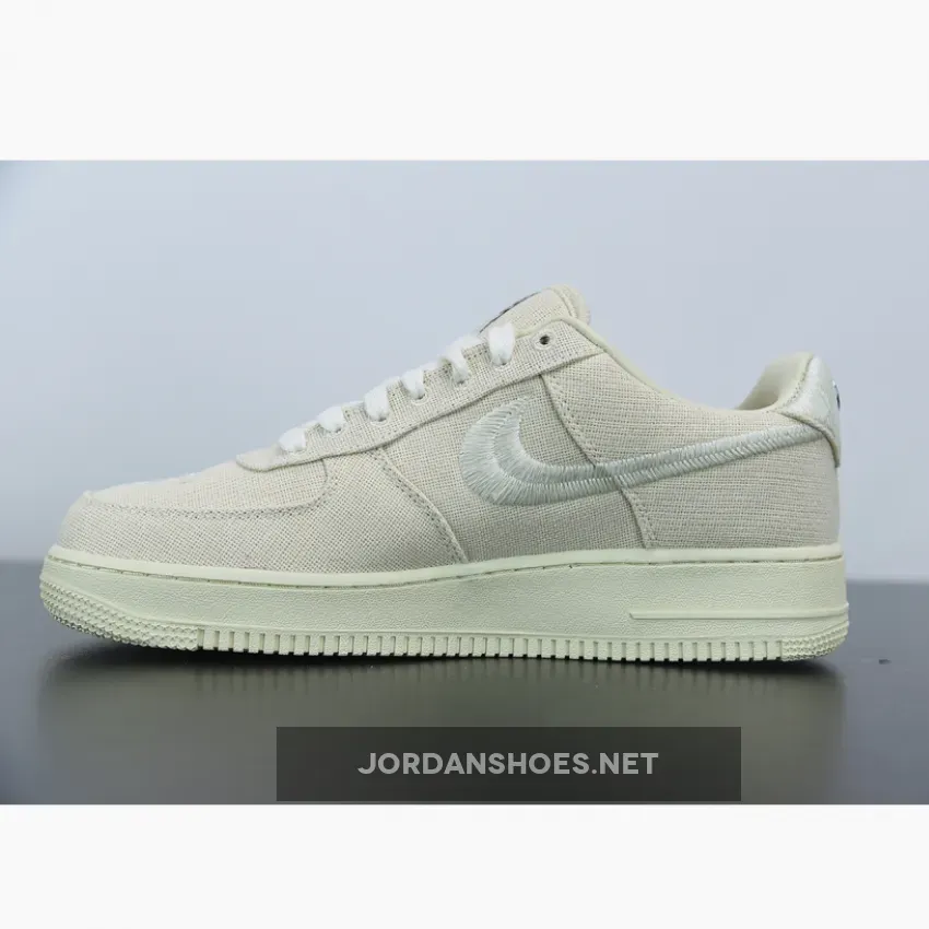 Stussy x Nike Air Force 1 Low Fossil Stone Stussy x Nike Air Force 1 Low Fossil Stone