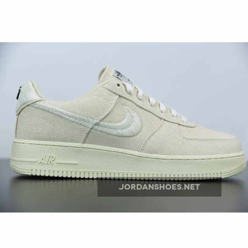 Stussy x Nike Air Force 1 Low Fossil Stone Stussy x Nike Air Force 1 Low Fossil Stone