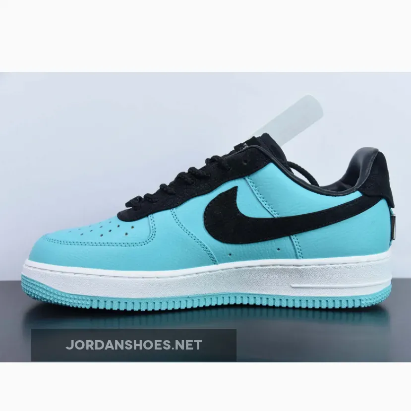 Tiff x Nike Air Force 1 Low "1837" Aqua Black Tiff x Nike Air Force 1 Low "1837" Aqua Black