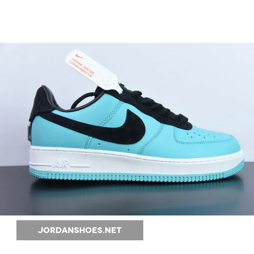Tiff x Nike Air Force 1 Low "1837" Aqua Black Tiff x Nike Air Force 1 Low "1837" Aqua Black