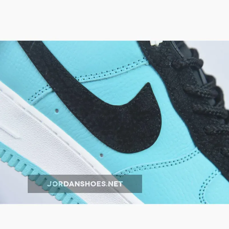 Tiff x Nike Air Force 1 Low "1837" Aqua Black Tiff x Nike Air Force 1 Low "1837" Aqua Black