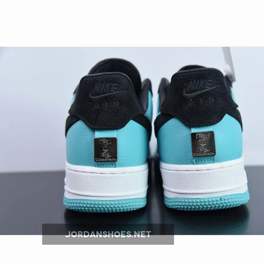 Tiff x Nike Air Force 1 Low "1837" Aqua Black Tiff x Nike Air Force 1 Low "1837" Aqua Black