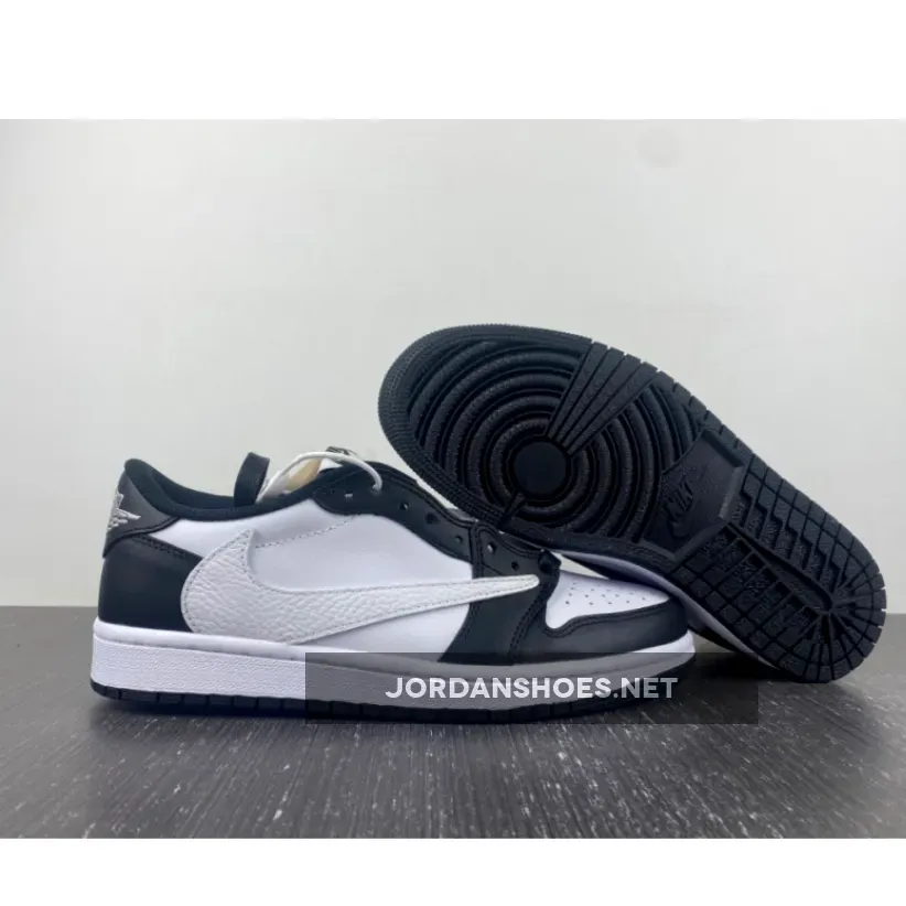 Travis Scott x Air Jordan 1 Low Black White