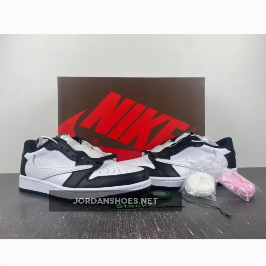 Travis Scott x Air Jordan 1 Low Black White Travis Scott x Air Jordan 1 Low Black White