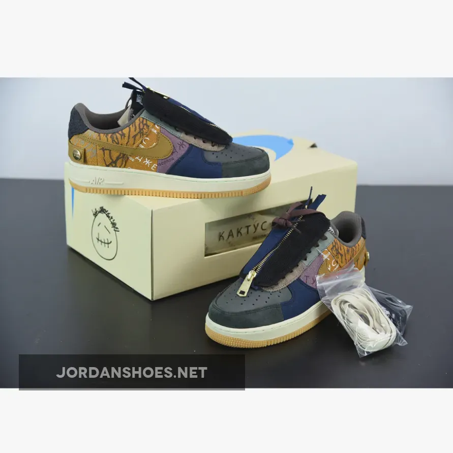 Travis Scott x Nike Air Force 1 Low "Cactus Jack" Muted Bronze Travis Scott x Nike Air Force 1 Low "Cactus Jack" Muted Bronze