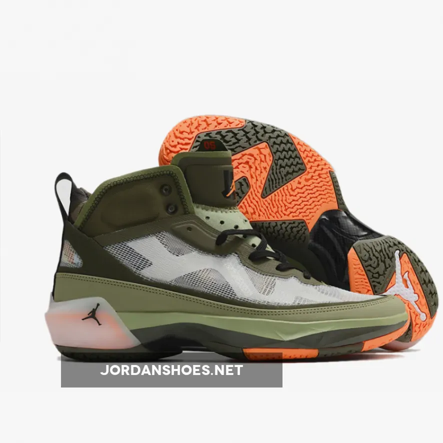 UNDEFEATED X Air Jordan 37 Olive Orange